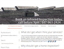 Tablet Screenshot of professionalhomeinspection.info